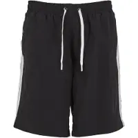 Urban Classics Calções de banho preto / branco