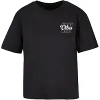 Miss Tee Camiseta De Manga Curta Good Vibes Wording