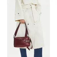Hispanitas para mulher. BI254151 Saco borgonha granulado (OSFA), Casual, Poliuretano