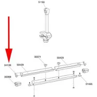 Thule Peça De Reposição Plug Jr71 34136 For Backpack 973