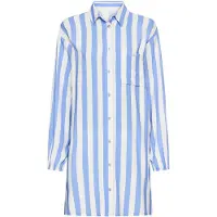 s.Oliver Camisola de pijama azul real / branco