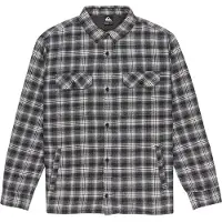 Quiksilver - Camisas - Venture Sherpa Overshirt Black Venture para Homem - Tamanho L - Preto