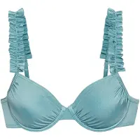 LASCANA Top de biquíni azul ciano