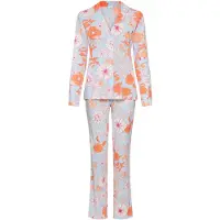 s.Oliver Pijama azul claro / laranja / rosa / branco