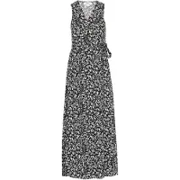 Usha Vestido preto / branco