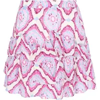 IZIA Saia azul claro / rosa / cor-de-rosa / branco