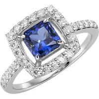 Giorgio Martello Milano Anel azul / prata / transparente