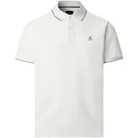 Hackett London para homem. HM5600136 Pólo Heritage Fit Classic em branco (S), Casual, Algodão, Manga curta