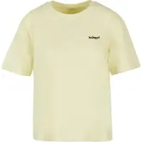 Mister tee Camisa 'Babygal' azul / amarelo claro / preto