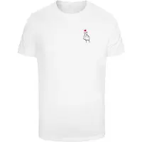 Mister tee Camisa 'Love Sign 2.0' vermelho / preto / branco