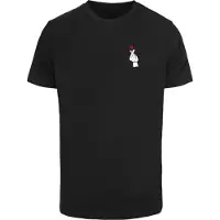 Mister tee Camisa 'Love Sign' vermelho sangue / preto / branco