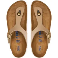 Birkenstock Chinelos de dedo 'Gizeh' areia