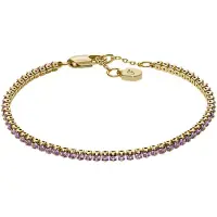 Fossil Tennis gold-plated Bracciale Ellis JA7306710