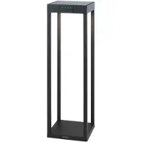 KLEWE Candeeiro solar LED RADIA MAXI, antracite, 50 cm, alumínio, IP65