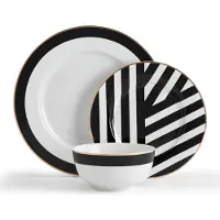 MIKASA Louça De Mesa Luxe Deco 12 Peças