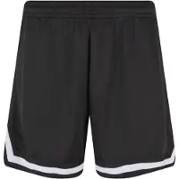 Urban Classics Calças preto / branco