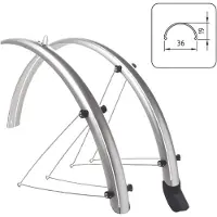 Wag Conjunto De Guarda-lamas Zeus 2 28´´ X 36 Mm