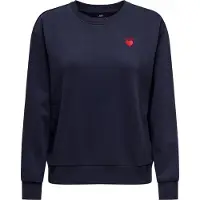 JDY Sweatshirt 'JDYParis' navy / vermelho