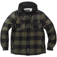WCC Hell Bent Casaco de flanela Verde-azeitona/Preto M