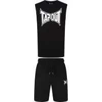TAPOUT Fato de treino 'Diego' preto / branco