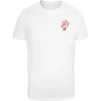 Mister tee Camisa 'Negroni Please' vermelho / branco