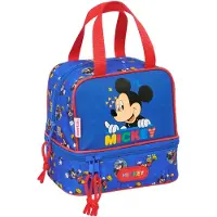 Safta Sacola De Almoço Mickey Mouse 20x20x15 Cm