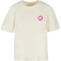 Miss Tee Camisa 'Everything's Nice' creme / magenta