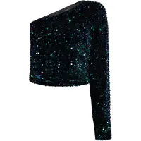 Faina Blusa azul / esmeralda / roxo / preto