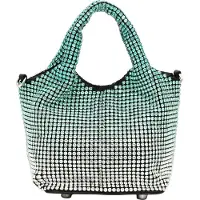 Mymo Malas de tiracolo jade / preto / branco