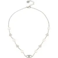 Liu Jo Collana Acciaio Cristalli Perle Artificiali Lj2633 — Collana
