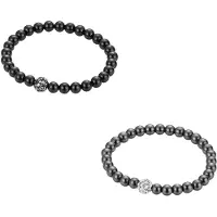 Smart Jewel Pulseira antracite / preto / transparente