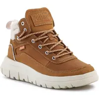 Palladium Botim com fivela 'Palla' castanho / branco