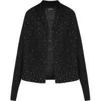 Usha Casaco de malha 'Elegant' preto