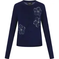 Usha Casaco de malha navy / prata