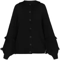 IZIA Casaco de malha preto