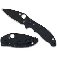 Spyderco Navalha Manix 2 Salt Black G-10 CPM MagnaCut Black Blade