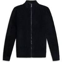 883Police Casaco de malha 'Orkney' preto