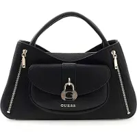 GUESS Mala de ombro 'Sac Bandoulière Cordelia Logo Luxury Black' preto