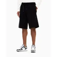 EA7 para homem. 7M001491_AF17787 Calções Logo Series M preto (XXS), Esportivo, Algodão, Running, Sportswear, Clássico, Multisport