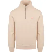 Levi's Sweatshirt 'Original Housemark Quarter-Zip Pullover' creme