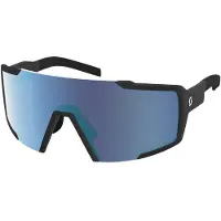 SCOTT - Óculos sol - Shield Black Amp Beryl Blue Chrome S3 para Unissexo - Preto