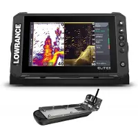 Lowrance Plotter Com Transdutor 3 Em 1 Elite Fs 9 Active Imaging