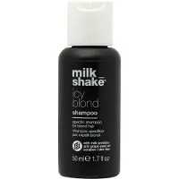 Milk shake Icy Blond, Shampoo per capelli senza parabeni, 50 ml