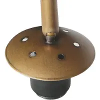 Steinhauer Candeeiro de pé Sparkled Light bronze/branco, 240 cm, seda