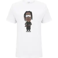 Mister tee Camisa 'Texas Sketch 2.0' chocolate / preto / branco