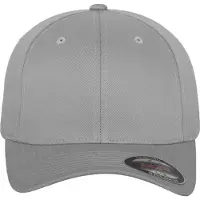 Flexfit Boné vermelho fogo / preto / prata / branco