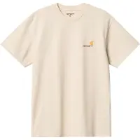 Carhartt WIP Camisa 'American Script' areia / branco natural