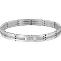 BOSS Stylish steel Bracciale da uomo Brooks 1580803