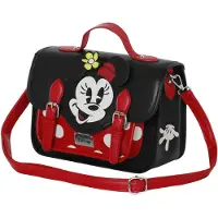 KARACTERMANIA Bolsa Tiracolo Minnie Mouse Disney Face Satchel Shoulder Bag Backpack