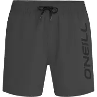 O'Neill Calções de banho 'Logo 16' cinzento / preto